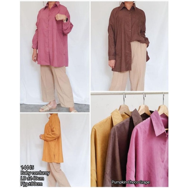 Oversized Shirt Baby Corduroy