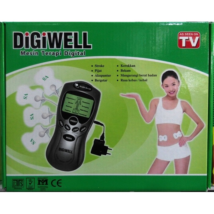 DIGIWELL DIGITAL THERAPY MESIN = REIKI ALAT STROKE AKUPUNTUR