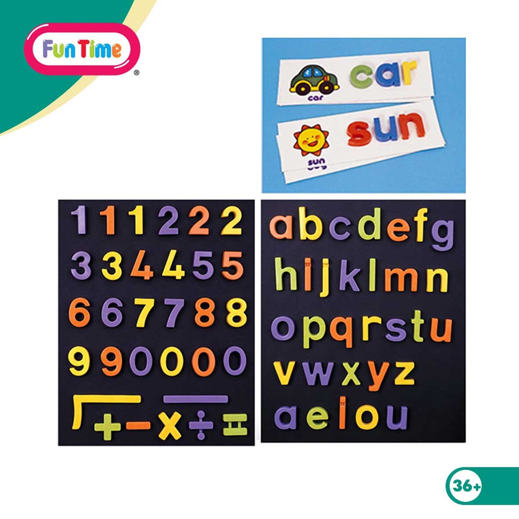 fun time magnetic letters and number f798