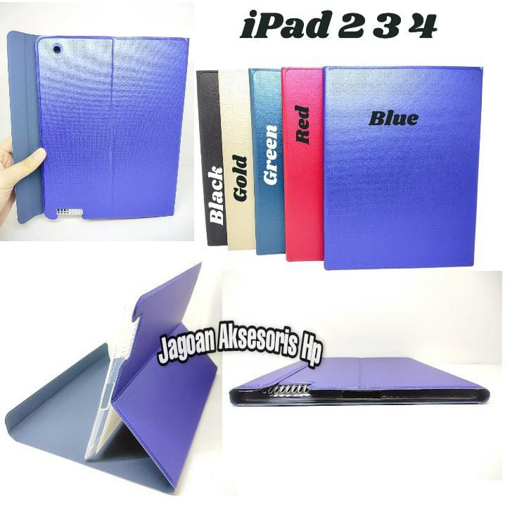 Folio Cover iPad 2 iPad 3 iPad 4 9.7 inchi Flip Case Lipat Sarung Tablet AUTOLOCK