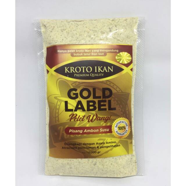 Pelet Wangi PISANG AMBON SUSU - Gold Label dr Kroto Ikan