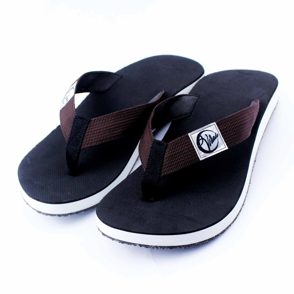 Sandal Jepit Pria Virale - Sandal Spons - Sandal Murah BELI 1 GRATIS 1 FT-VL CK