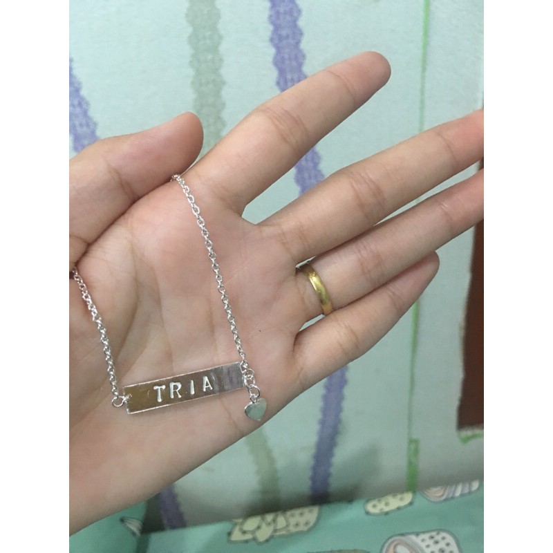 gelang / kalung Flat nama