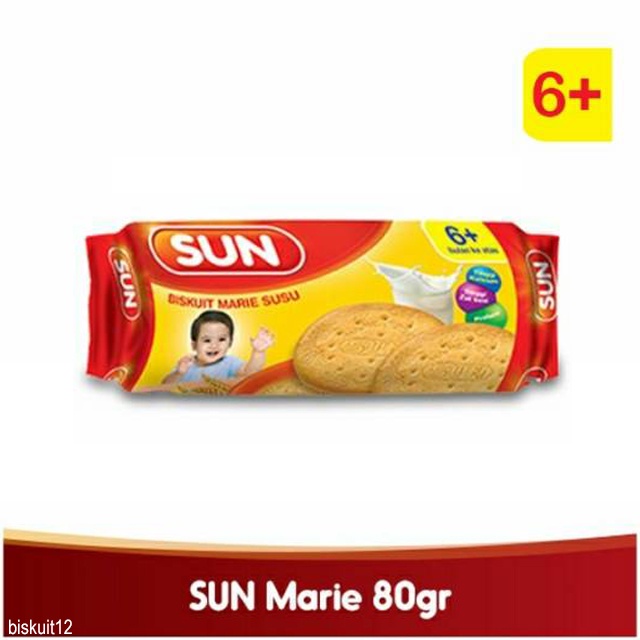 BISKUIT SUN MARIE SATU ROL - MARIE BISKUIT BAYI USIA 6+ MURAH BISKUIT SUN ANAK MURAH BISKUIT12