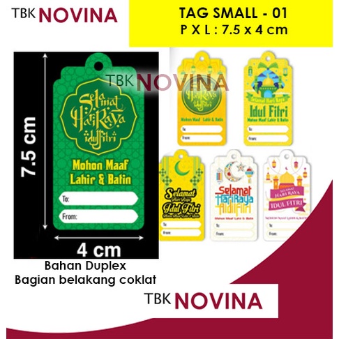 [10 PCS] TAG LEBARAN / TAG EID MUBARAK / TAG RAMADAN