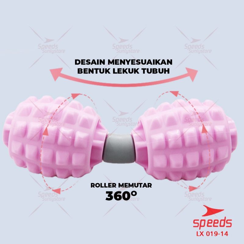 SPEEDS Alat Pijat Tongkat Pijat Massage Ball Roller Alat Pijat Manual Betis Kaki Bola