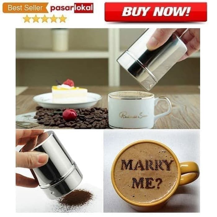 

PL - Penabur Bubuk Stensil Kopi Coklat Gula Barista Serbaguna