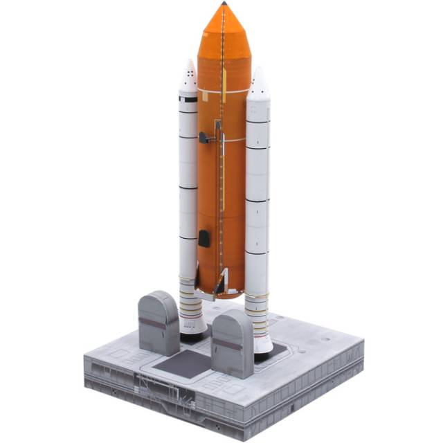 Space Shuttle Fuel Tank Simplified Version Papercraft