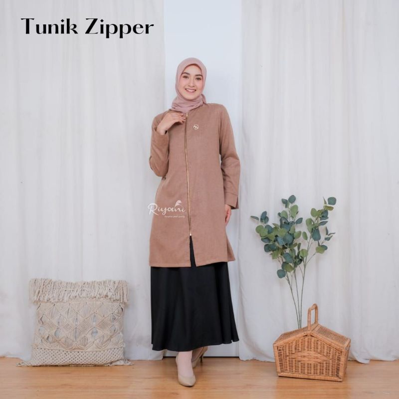 ATASAN TUNIK ZIPPER BY RIYANI