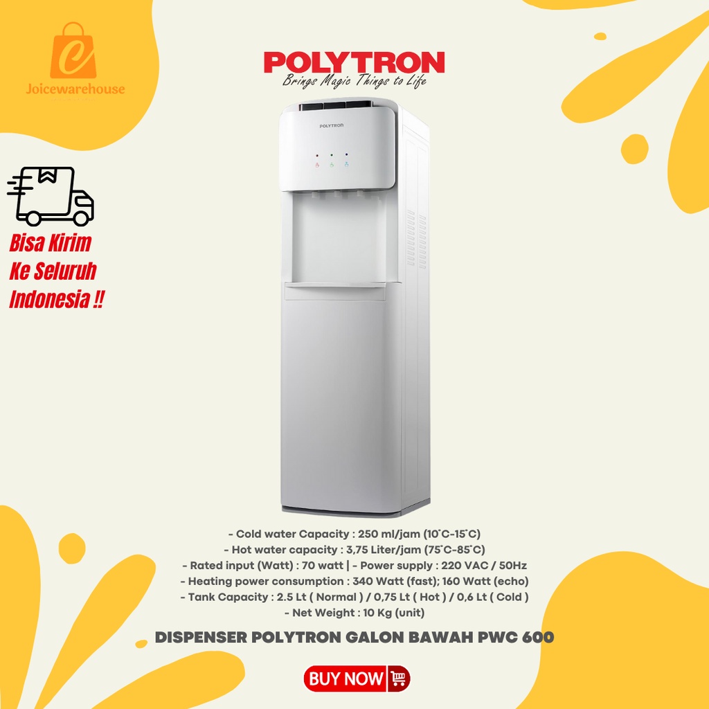 DISPENSER POLYTRON GALON BAWAH PWC 600