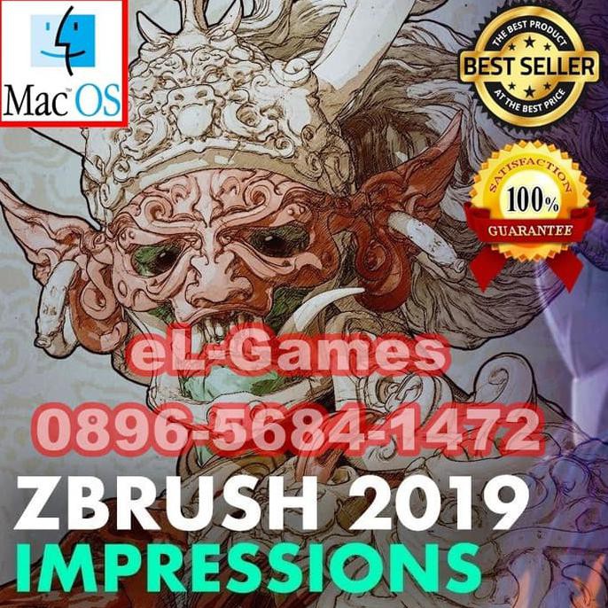 Zbrush 2019 MAC OS X PC Full DVD Software TERBARU