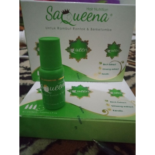 SAQUEENA Hair Nutrition Rambut rontok dan ketombe