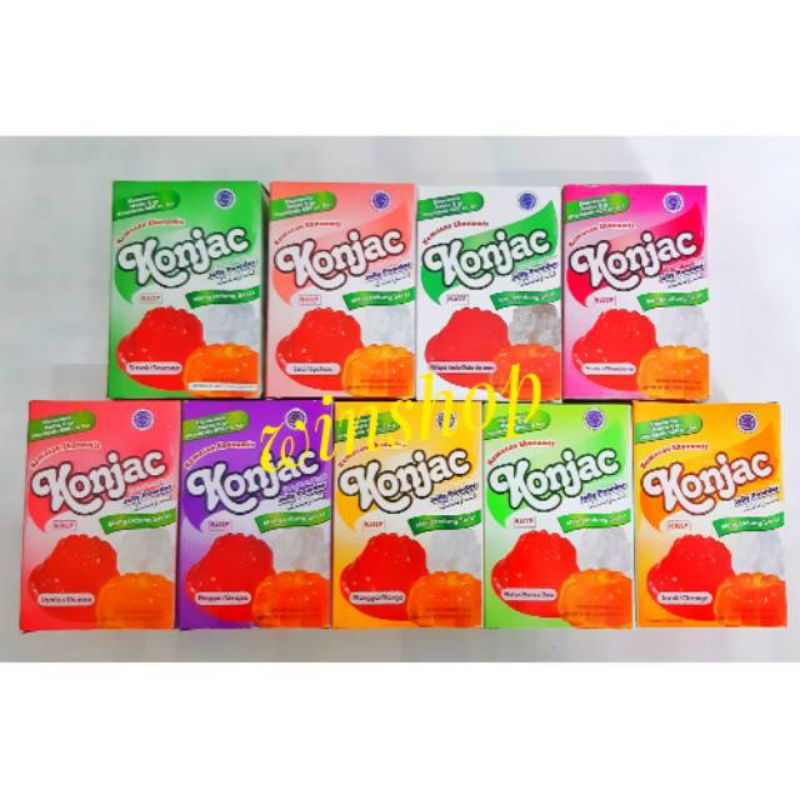 

AGAR JELLY KONJAC SACHET 6 Gram [Harum Snack Official] AGAR-AGAR/JELLY POWDER KONJAC RASA BUAH