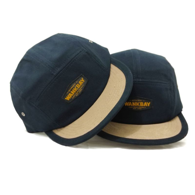 Topi 5panel Topi Distro Panel Visor pendek Topi Wankbay Original