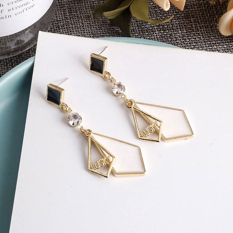 Anting Panjang Bahan 925 Silver Untuk Wanita