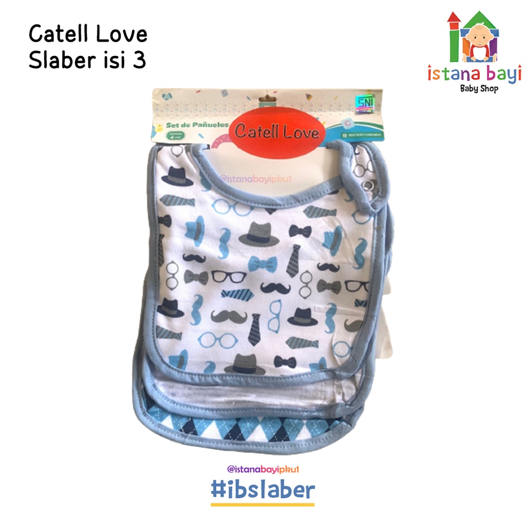 Catell Love Slaber 5in1 / 3in1 boy &amp; Girl - Celemek Bayi