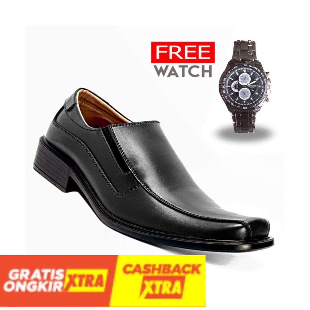 ORIGINAL  - Sepatu Pantofel Pria Sepatu Kulit Sepatu Kerja Sepatu Big Size Sepatu Pantopel Sepatu