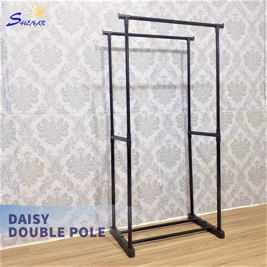 shenar bisa COD Rak Gantungan Baju Serbaguna Stand Cloth Hanger |rak Gawang |Rak Jemuran Pakaian Portable| Gantungan baju minimalis hanger| aster single pole| double pole hanger