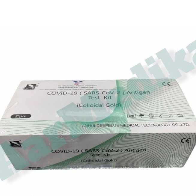 Anhui DeepBlue Antigen Swab Isi 25pcs (1box) berijin Kemenkes