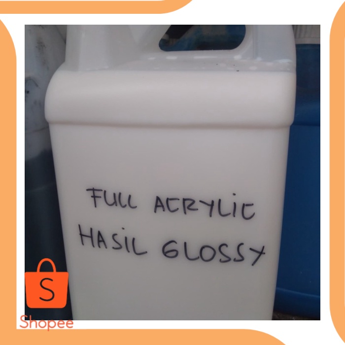 jual lem Full Acrylic binder perekat untuk cat tembok dan Sablon 5 kg