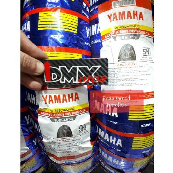 BAN TUBELESS YAMAHA CST ACIMUT UK 100 80 14 FREE PENTIL TUBELESS