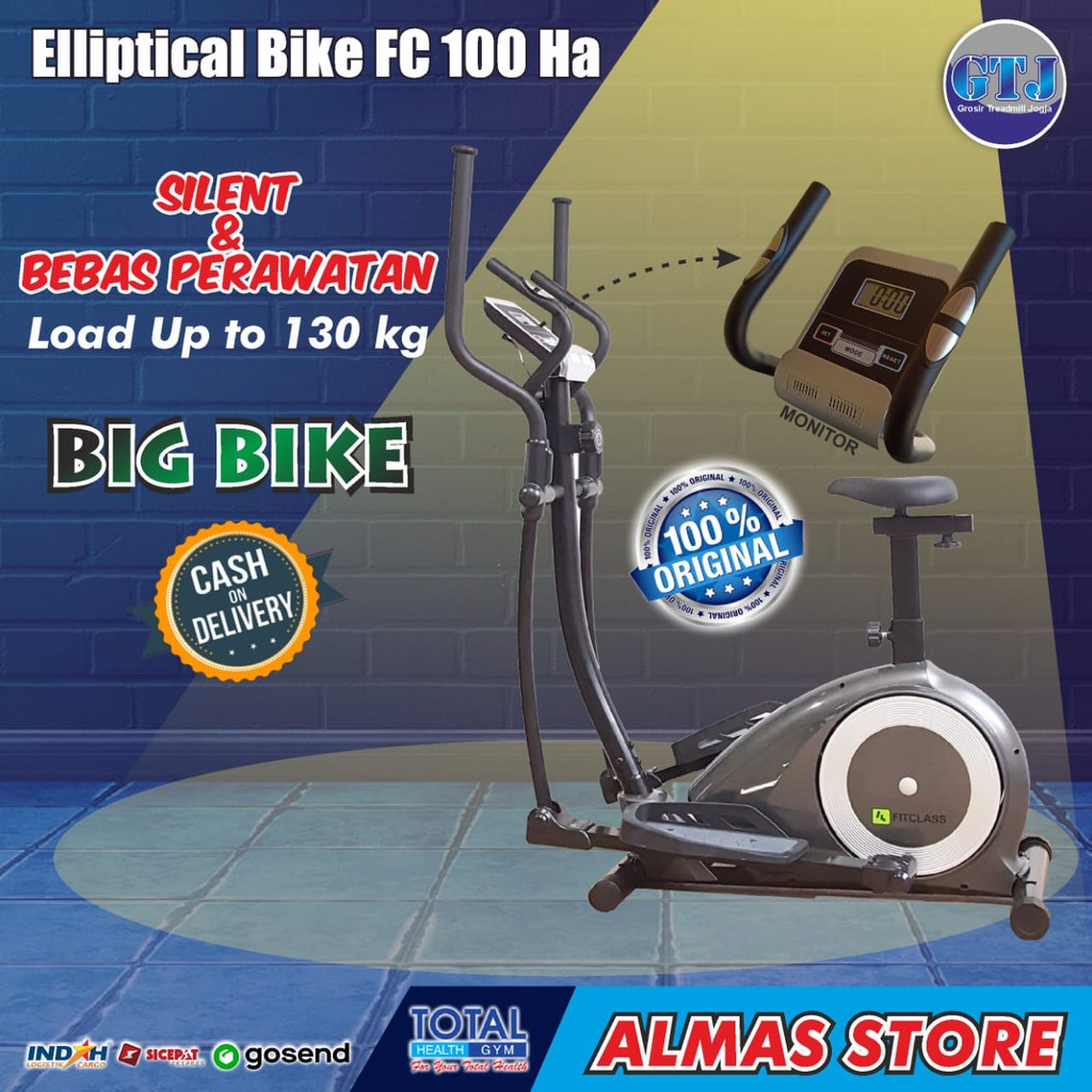 Sepeda Statis Fitness Olahraga Gym Static Dirumah Lipat Alat Fitnes Magnetic Bike Pelangsing Badan P