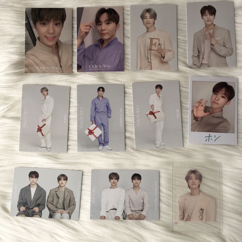 [READY STOCK] SEVENTEEN - Trading Card Ode to You Japan (Dino Seungkwan The8 Hoshi Seungkwan)