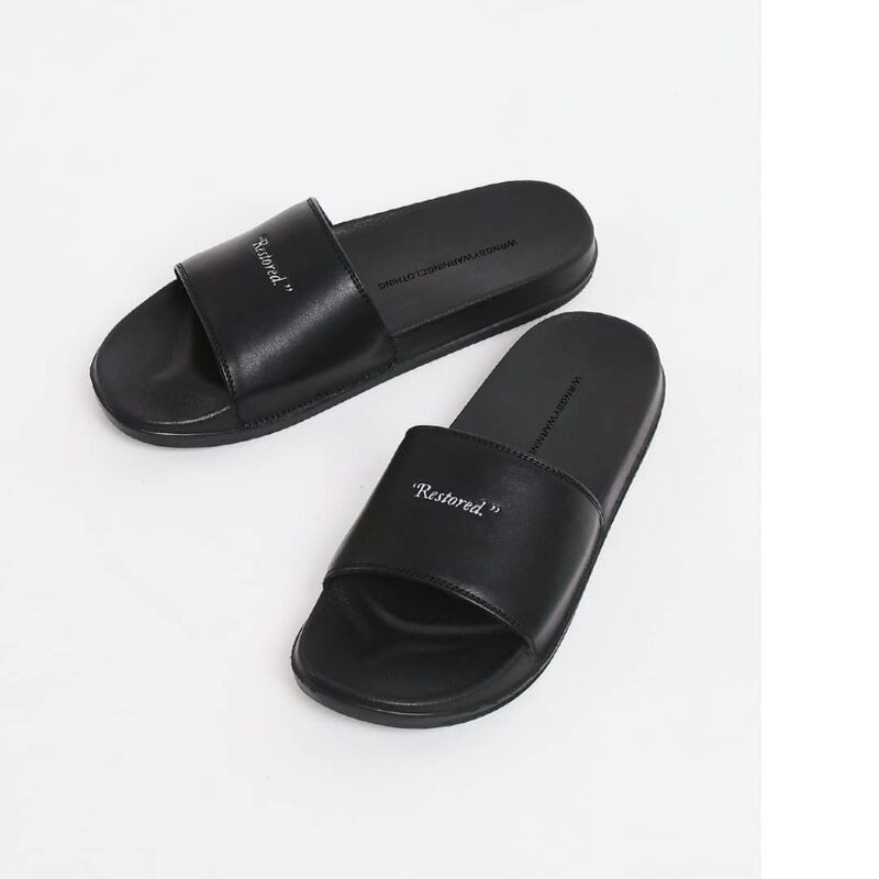SANDAL SLIDE PRIA WARNING CLOTHING " STORED #1 "