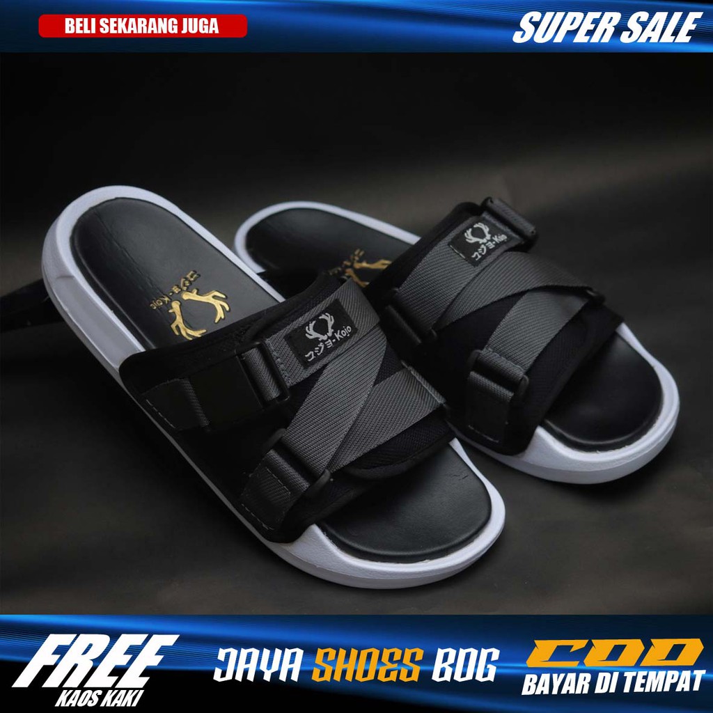 sandal casual slide pria asli original branded distro murah sliper terbaru kekinian slop laki dewasa