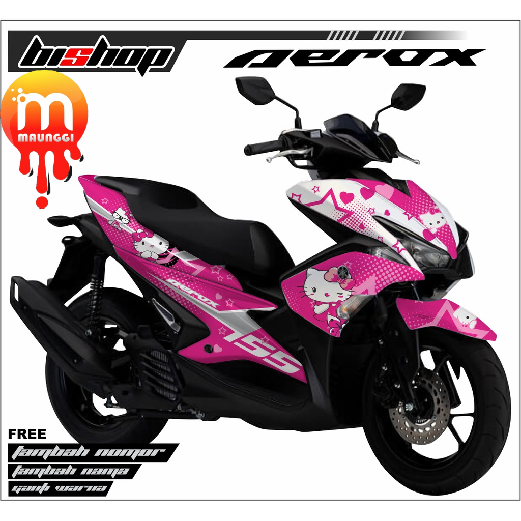 Decal aerox 155 full body Striping motor aerox Stiker motor variasi aerox 155