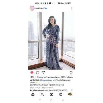 kayangan dress Vanilla hijab