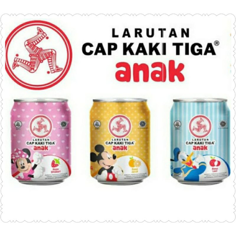 

Larutan Cap Kaki Tiga Anak 250ml 1 dus