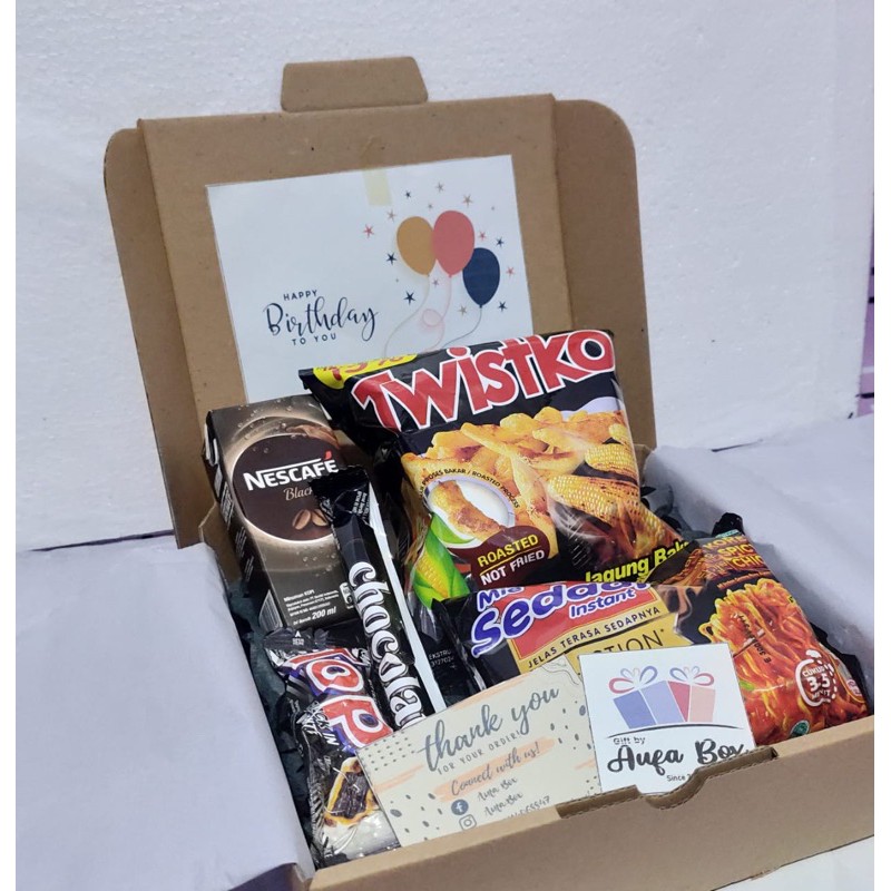 

READY Gift Box | Snack box Murah | Snack Box Hitam