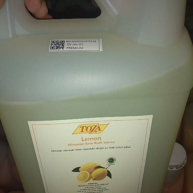 

Toza Juice Buah Lemon 5 Liter / Galon