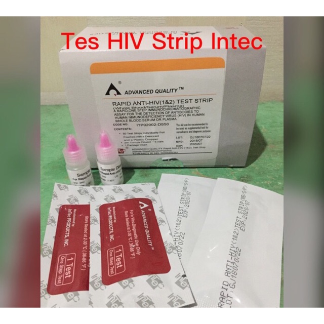 HIV strip INTEC isi 50 test