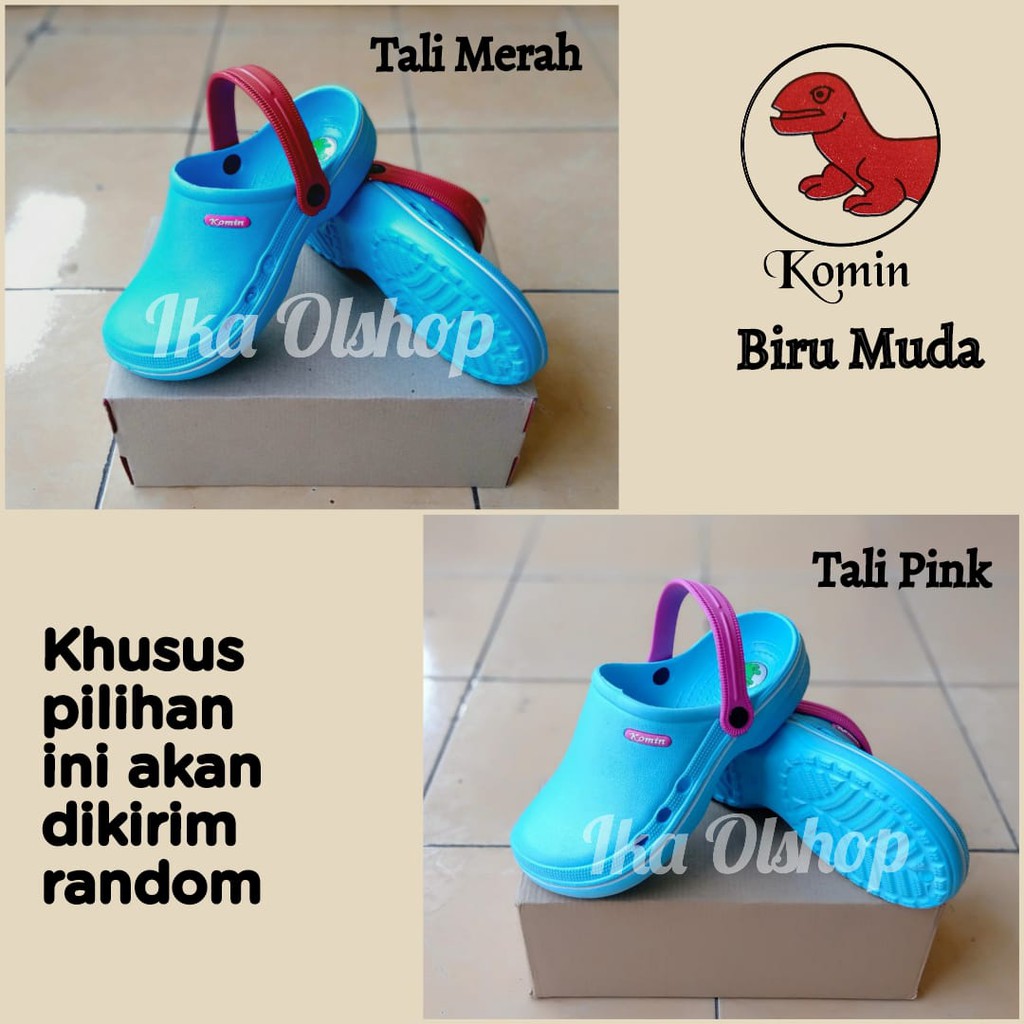 Sepatu Sandal Baim Merk Komin - Sepatu Medis-Biru Muda