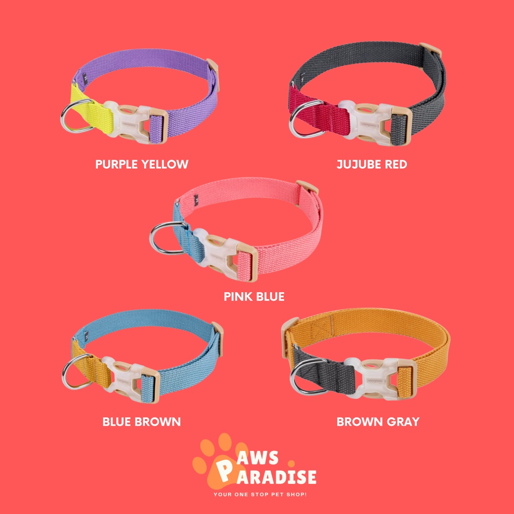 Adjustable Collar Anjing Kucing / Kalung Anjing Kucing Warna