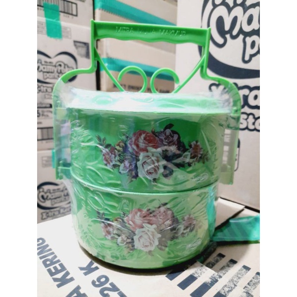 Rantang plastik 2 susun