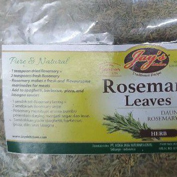 

Jay's Rosemary dried leaves/daun rosemary kering repack