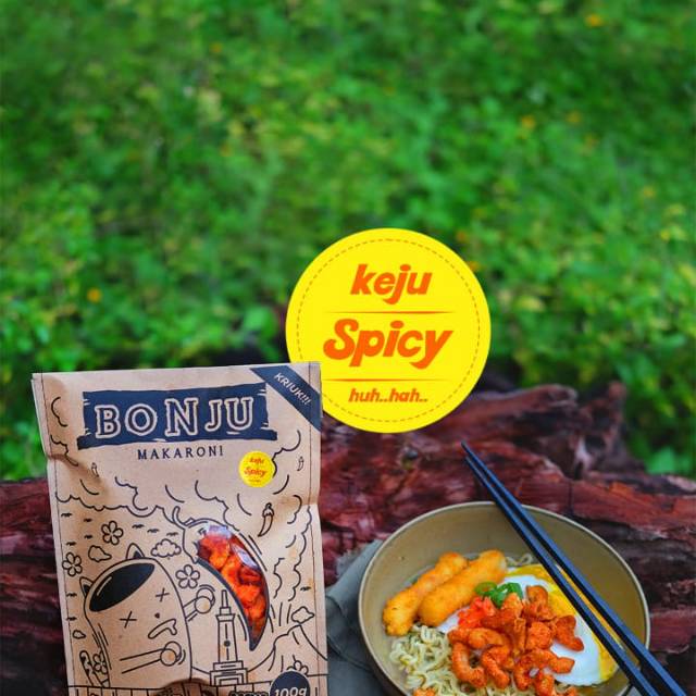 

Makaroni BONJU keju spicy