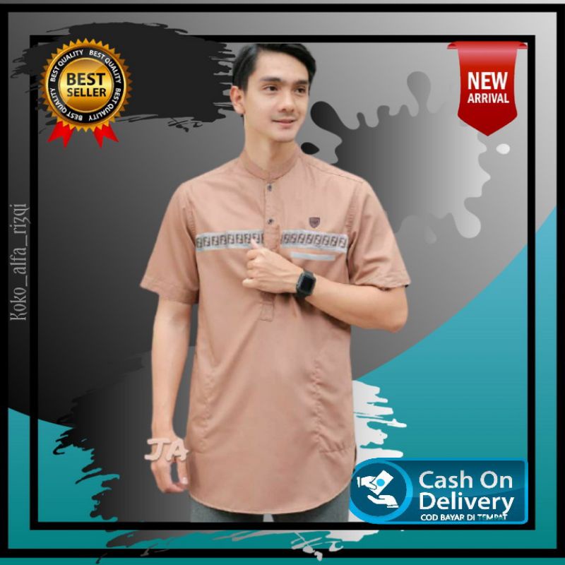 Distro koko batik HRBO26 baju kombinasi/koko kombinasi