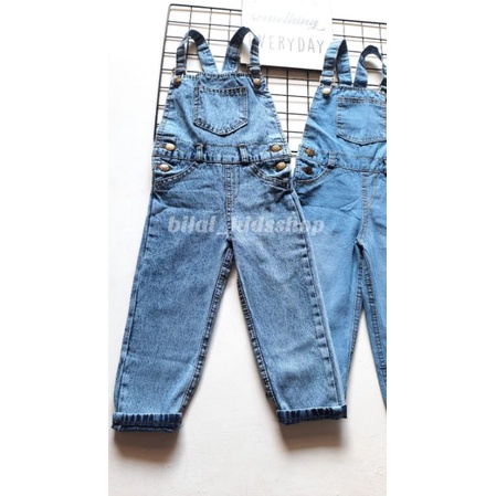 OVERALL JEANS PANJANG ANAK/ OVERALL KODOK ANAK