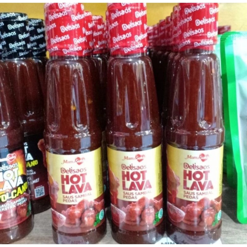 

Delisaos Hot Lava Saus Sambal Pedas 130ML