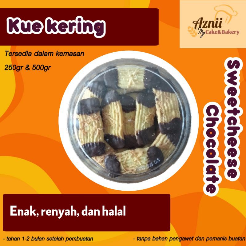 

Kue kering 500gr sweetcheese cho
