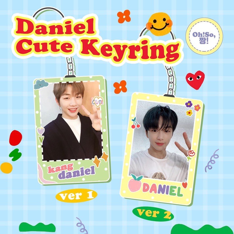 KANG DANIEL CLEAR KEYRING KEYCHAIN GANTUNGAN KUNCI