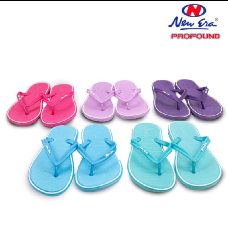 Sandal jepit wanita New era LB513 / Sandal japit cewek New era / Sandal santai karet