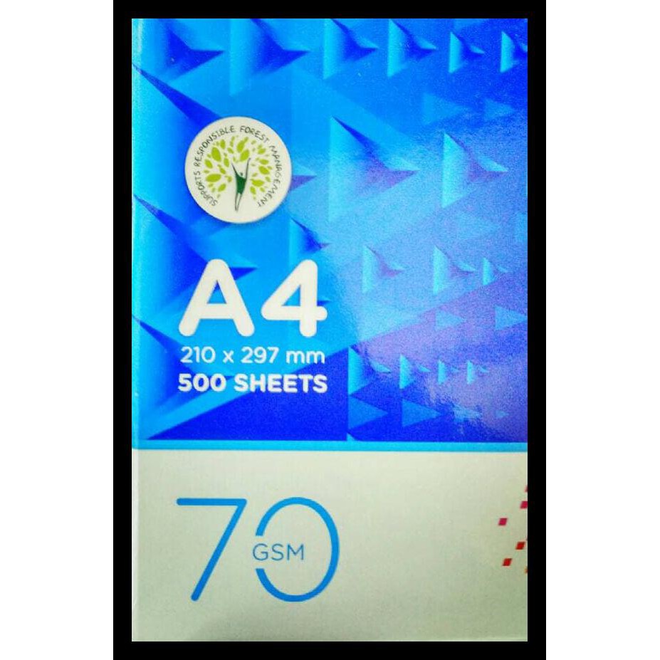 

Sinar Dunia / Sidu Kertas Hvs A4 70 Gsm 210 X 297 Mm / 1Dus Terpercaya