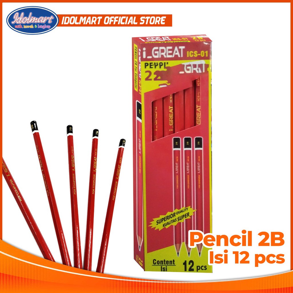 IDOLAKU Pensil I-Great ICS -01/ pack