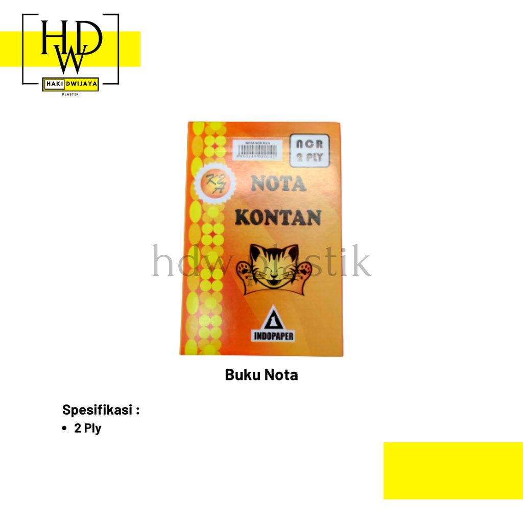 

Nota Kecil 2 ply / Nota NCR K2 A