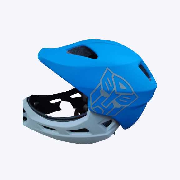 Helm Sepeda Anak Model Transformer Full Face Helmet